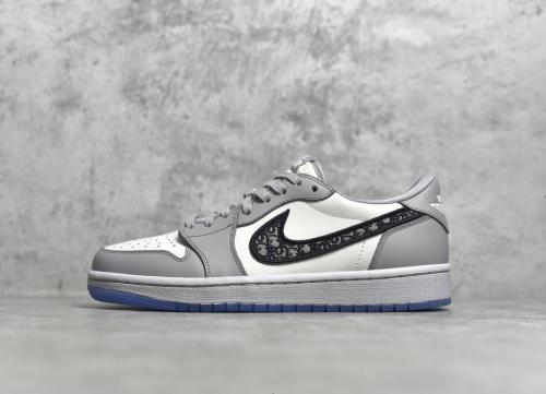 Dior x Air Jordan 1 Low Wolf Grey CN8608-002