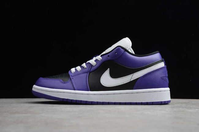 Air Jordan 1 Low 'Court Purple Black' 553558-501
