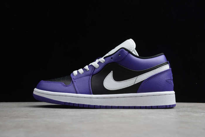 Air Jordan 1 Low 'Court Purple Black' 553558-501