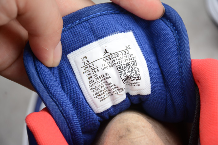 Air Jordan 1 Low 'White Deep Royal Blue' 553558-123