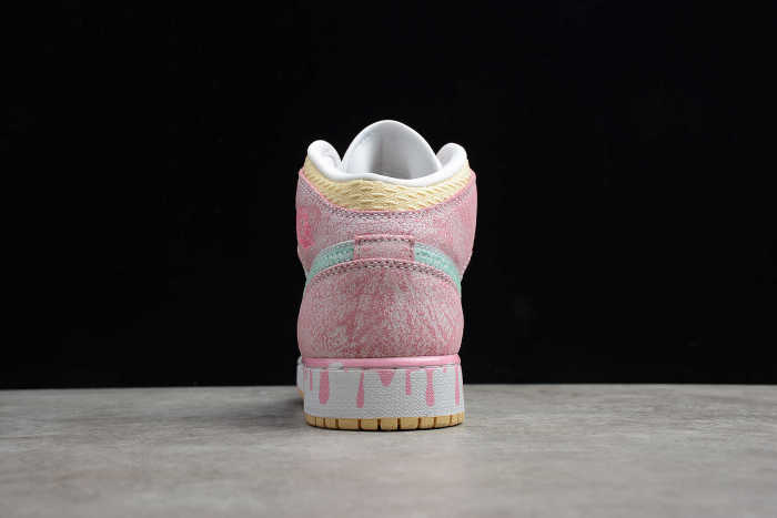 Air Jordan 1 Mid Paint Drip DD1666-100