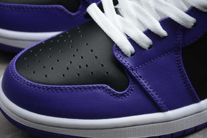 Air Jordan 1 Low 'Court Purple Black' 553558-501