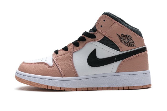 Air Jordan 1 Mid Pink Quartz 555112-603