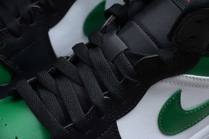 Air Jordan 1 Mid Green Toe 554724-067