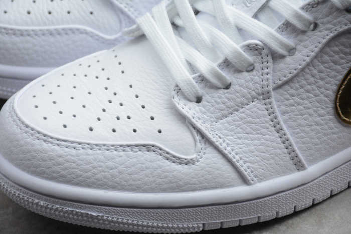 Air Jordan 1 Low White Metallic Gold CZ4776-100