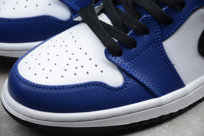 Air Jordan 1 Low 'White Deep Royal Blue' 553558-123
