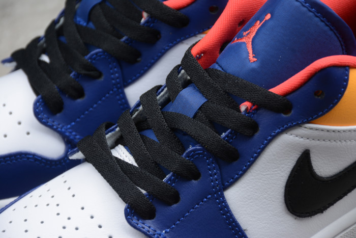 Air Jordan 1 Low 'White Deep Royal Blue' 553558-123