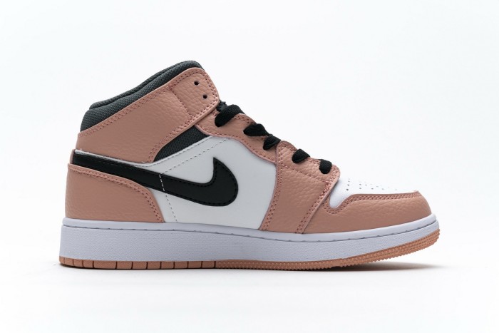 Air Jordan 1 Mid Pink Quartz 555112-603