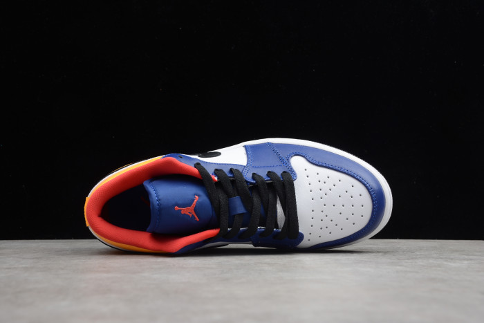 Air Jordan 1 Low 'White Deep Royal Blue' 553558-123