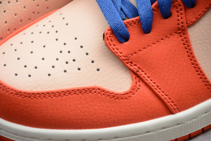 Air Jordan 1 Mid Team Orange Black BQ6931-800