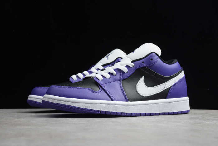 Air Jordan 1 Low 'Court Purple Black' 553558-501