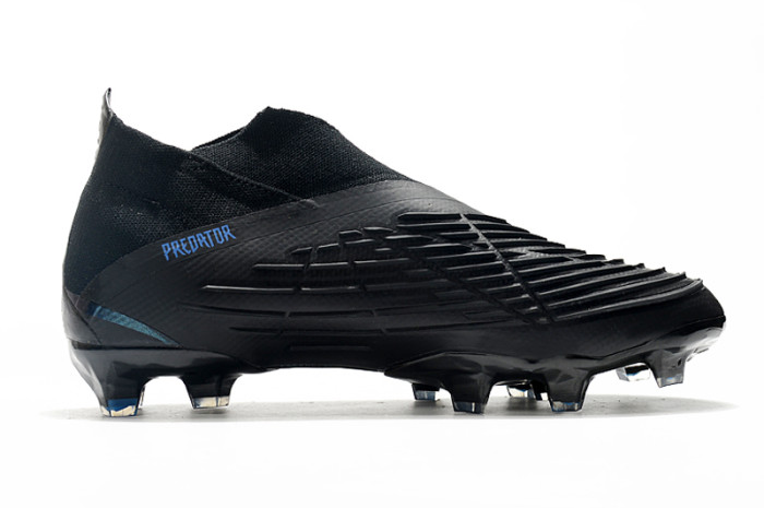 Predator Edge Geometric FG Black Laceless Soccer Shoes