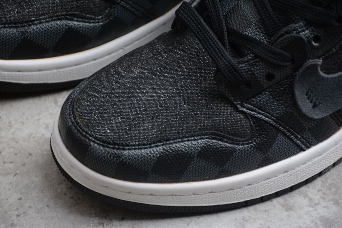 Air Jordan 1 x Off Whit x LV Black Grey AQ081