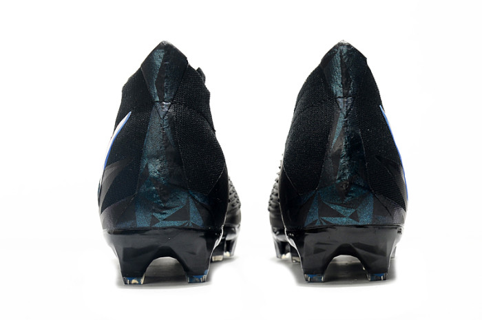 Predator Edge Geometric FG Black Laceless Soccer Shoes