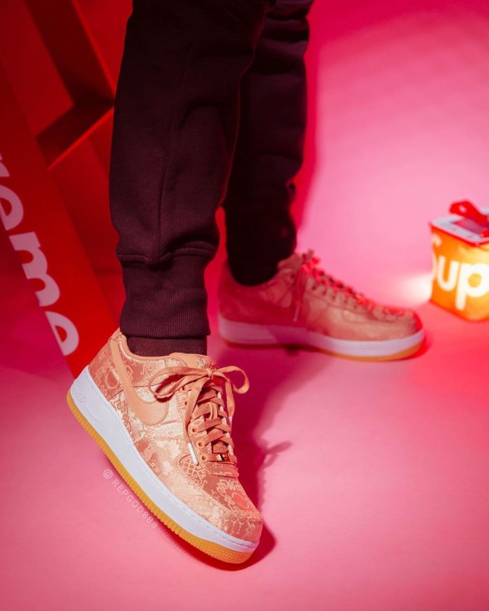 CLOT x Air Force 1 Low “Rose Gold” CJ5290-600
