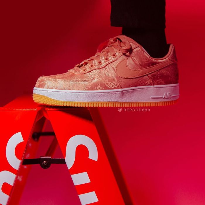 CLOT x Air Force 1 Low “Rose Gold” CJ5290-600