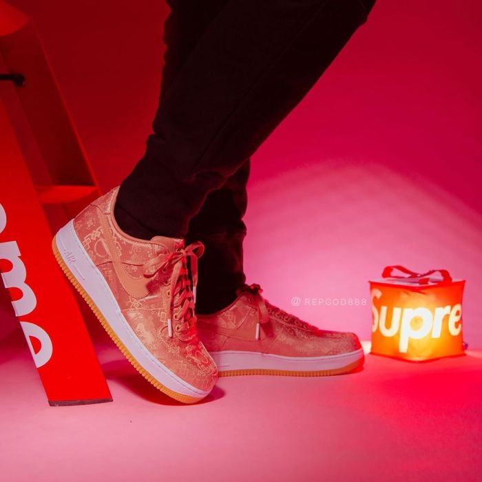 CLOT x Air Force 1 Low “Rose Gold” CJ5290-600