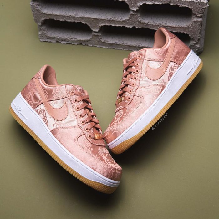 CLOT x Air Force 1 Low “Rose Gold” CJ5290-600