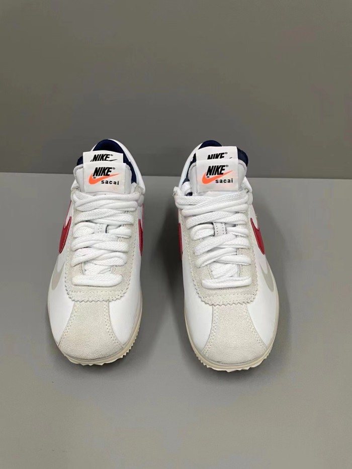 Waffle Sacai White Grey Sneakers