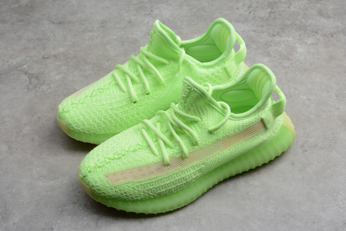 Yeezy Kids Boost 350 V2 Spring Fluorescent Green EH5360