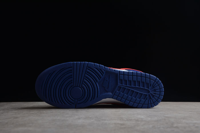 SB Dunk Low White and University Red DD1503-119