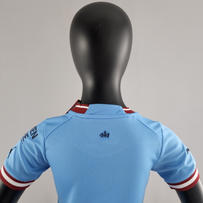 Manchester City Home Kids Jersey 22/23