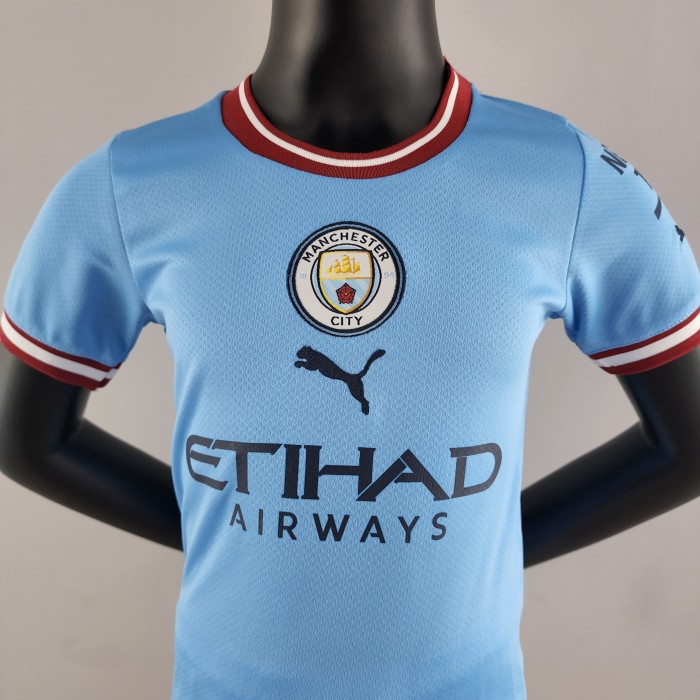 Manchester City Home Kids Jersey 22/23