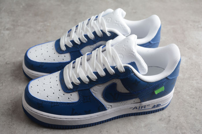 Air Force 1 LV Louis Vuitton Low White Royal MS 0232