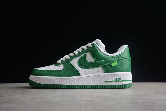 Air Force 1 LV Louis Vuitton Low White Green MS 0232