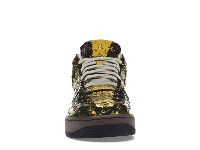 Air Force 1 LV Louis Vuitton Low By Virgil Abloh Metallic Gold