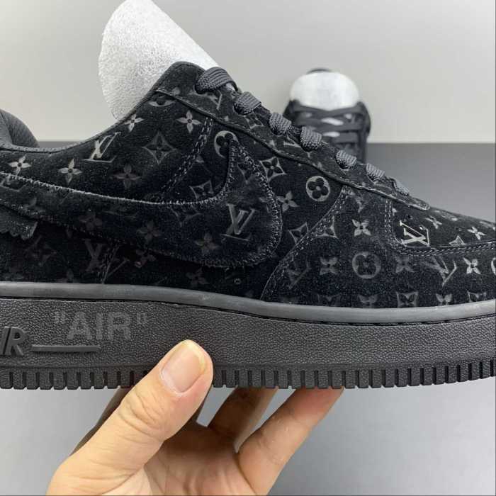Air Force 1 LV Louis Vuitton Low Black MS 0232