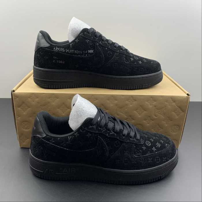Air Force 1 LV Louis Vuitton Low Black MS 0232