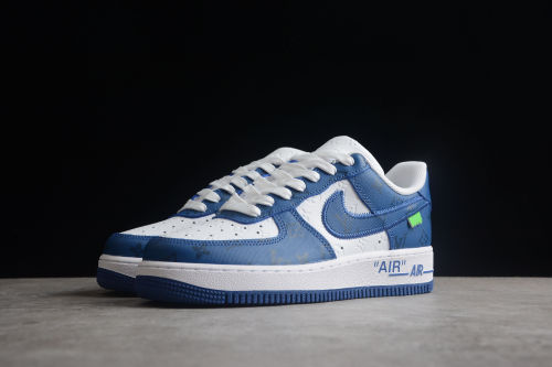 Air Force 1 LV Louis Vuitton Low White Royal MS 0232