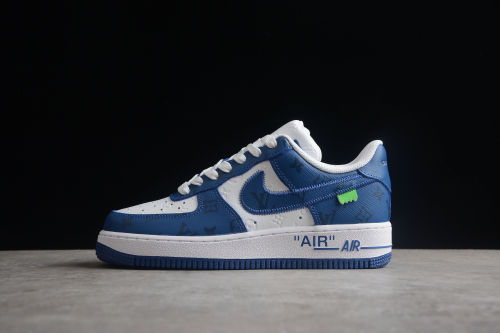 Air Force 1 LV Louis Vuitton Low White Royal MS 0232