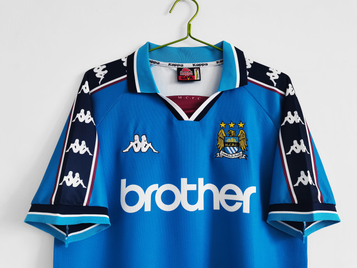 Manchester City Home Retro Jersey 1997-99