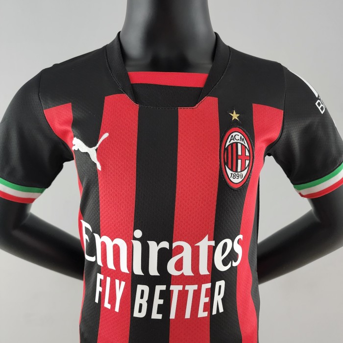 AC Milan Home Kids Jersey 22/23