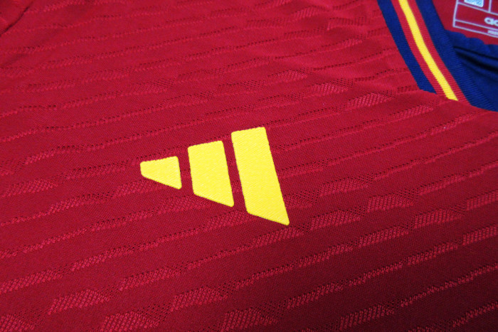 Spain 2022 World Cup Home Player Version Man Jersey