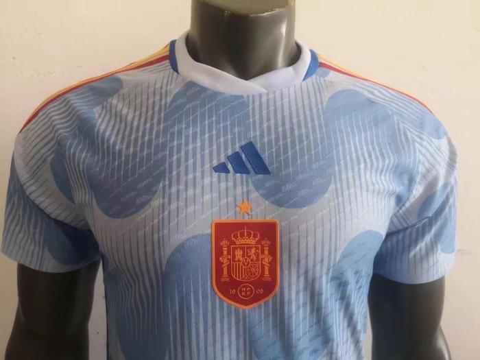 Spain 2022 World Cup Away Player Version Man Jersey