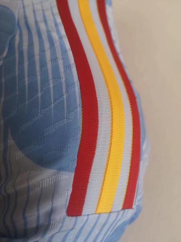Spain 2022 World Cup Away Player Version Man Jersey