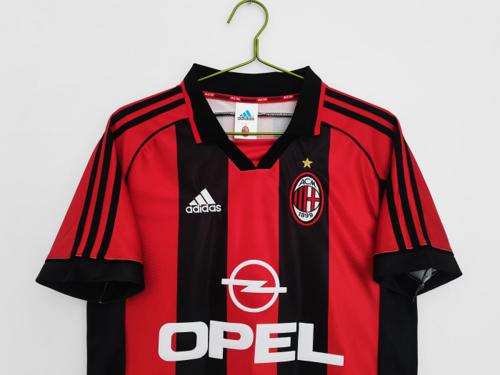 AC Milan Home Retro Jersey 1998/99