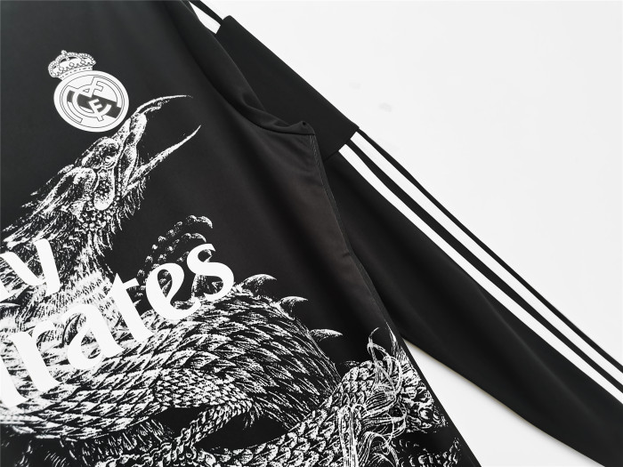 Real Madrid Third Long Sleeve Retro Jersey 2014/15