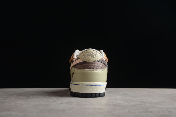 Futura x SB Dunk brown green Low DD3363-002