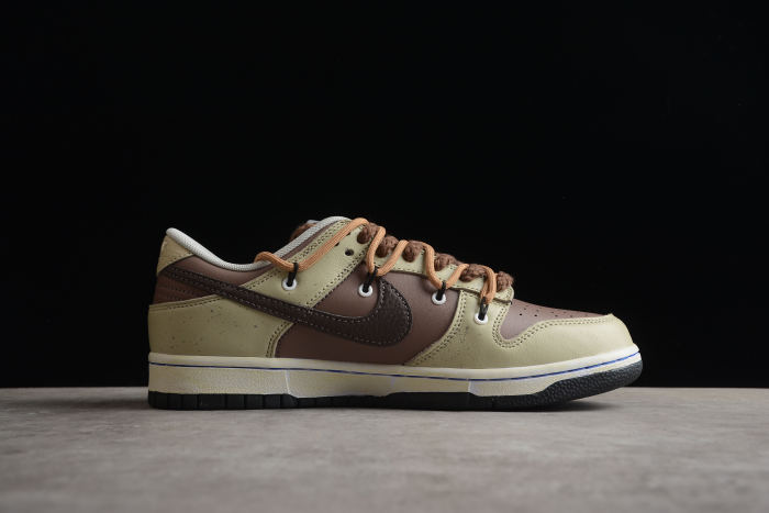 Futura x SB Dunk brown green Low DD3363-002