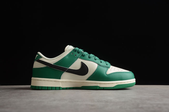SB Dunk Low “Lottery” White Green Black DR9654-100