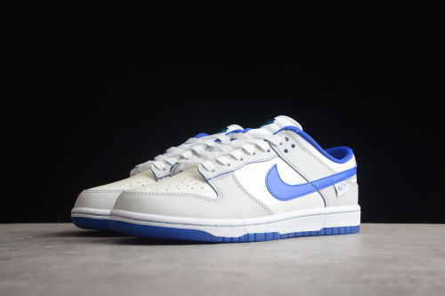SB Dunk Low GS Ivory Hyper White Blue Royal FB1841-110