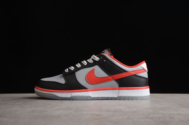 Cau x SB Dunk Low Black Gray Red DR6189-001