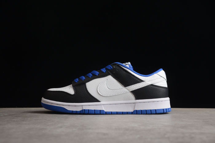 SB Dunk Low Black White Blue FD9064-110