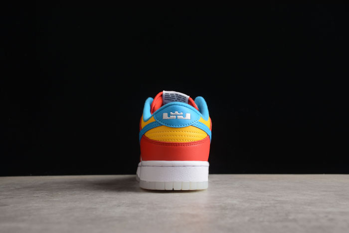 SB Dunk Low Fruit Cereal White Blue Red DH8009-600