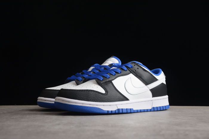 SB Dunk Low Black White Blue FD9064-110