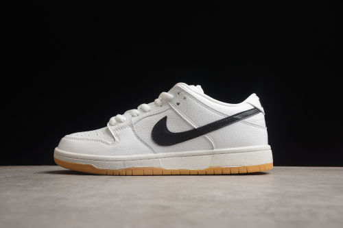 SB Dunk Low Pro lso White Gum White Black CD2563-101